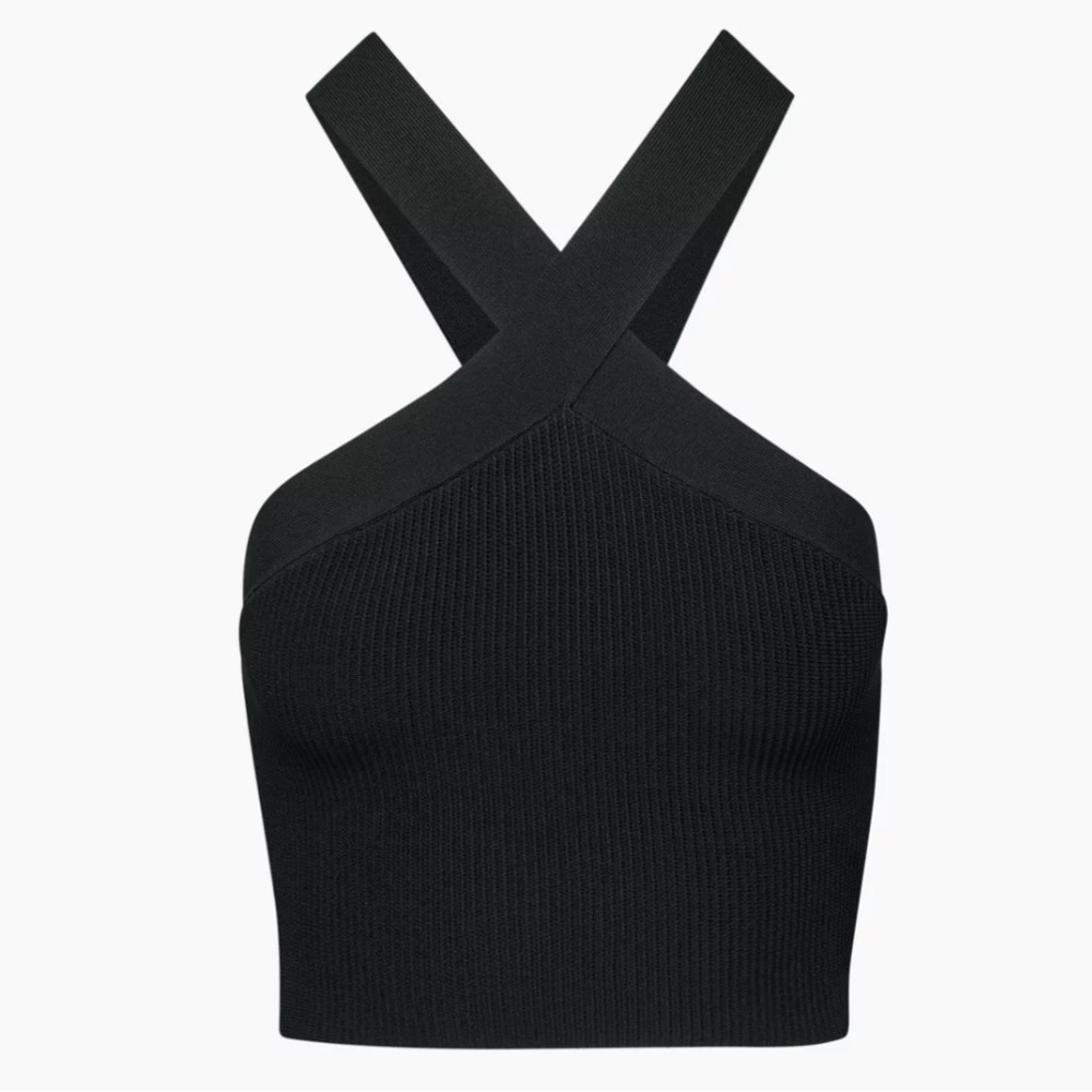 Aritzia Babaton Criss cross crop, size Small